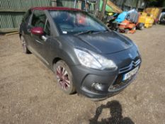 CITROEN DS3 PETROL AUTOMATIC HATCHBACK CAR REG: YP12 KVH. WITH V5, MOT UNTIL JANUARY 2024. 130,520