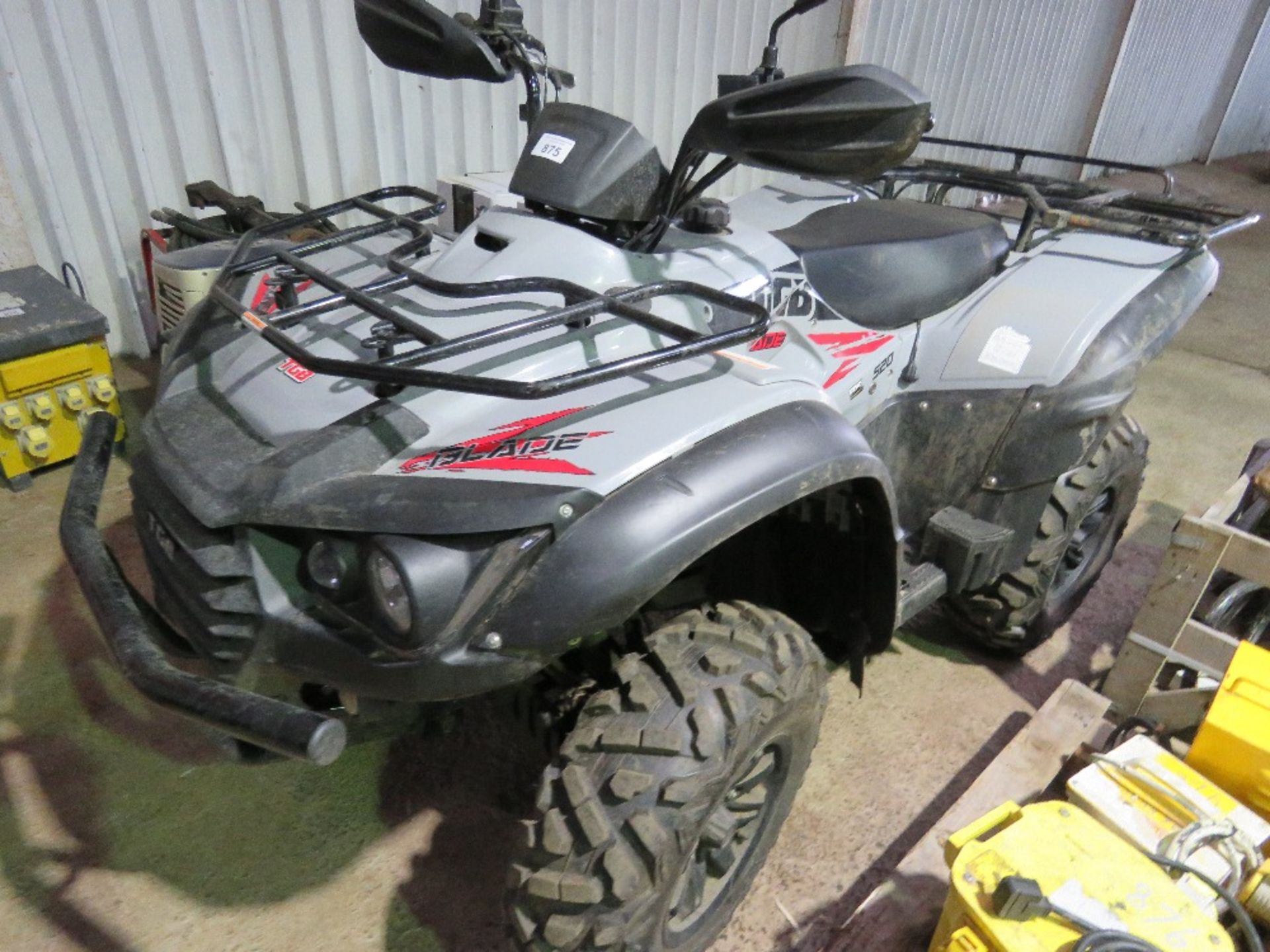 TGB BLADE 520SL EPS 4WD QUAD BIKE, 164 REC MILES FROM NEW. REG:LG72 MYO. WHEN TESTED WAS SEEN TO STA