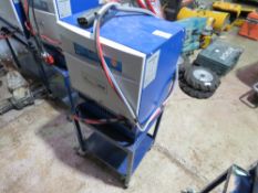 GNB 2100HP 3 PHASE POWERED FORKLIFT TRUCK CHARGER ON A TROLLEY. 80VOLT/60AMP OUTPUT. WORKING WHEN RE