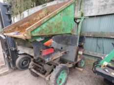 AUSA HIGH TIP STABLE DUMPER, YEAR 2000 BUILD SN:393.23288. WHEN TESTED WAS SEEN TO RUN, DRIVE, STEER