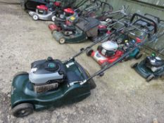 HAYTER HARRIER 48 PETROL ENGINED ROLLER LAWNMOWER, NO COLLECTOR/BAG. THIS LOT IS SOLD UNDER THE A