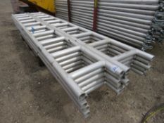 10NO ALUMINIUM SCAFFOLD BEAMS, 3.05M LENGTH X 350MM WIDTH APPROX. THIS LOT IS SOLD UNDER THE AUC