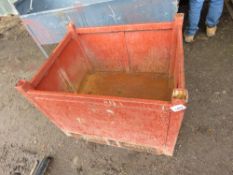METAL PALLET STILLAGE. THIS LOT IS SOLD UNDER THE AUCTIONEERS MARGIN SCHEME, THEREFORE NO VAT WIL