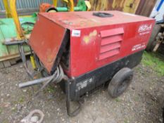 MOSA TS300 WELDER BARROW WITH ONE LEAD. WHEN TESTED WAS SEEN TO RUN AND SHOWED POWER ON THE GUAGE AN