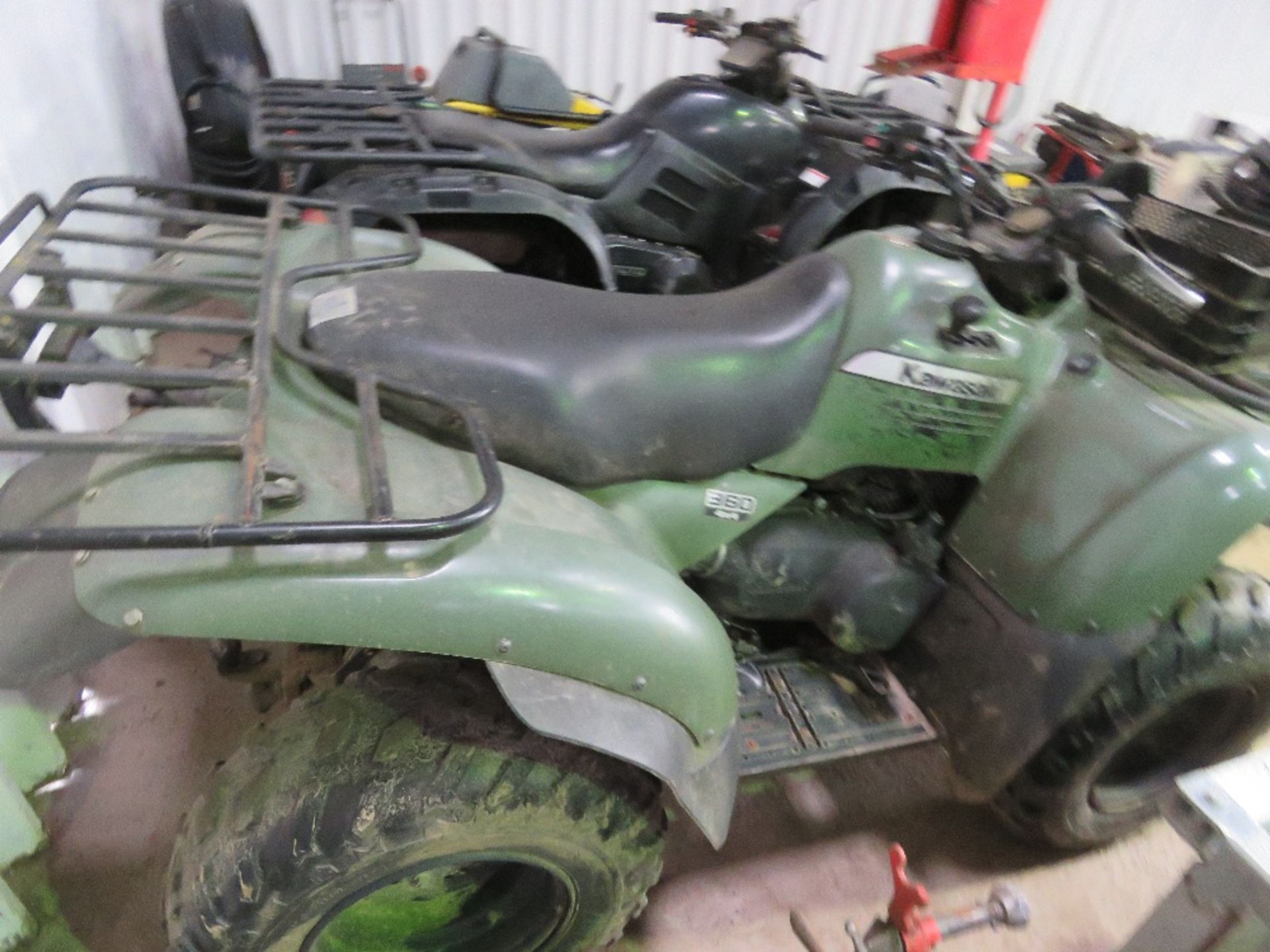 KAWASAKI KVF360 4WD QUAD BIKE, 2939 REC HRS. WHEN TESTED WAS SEEN TO DRIVE...SEE VIDEO. - Image 6 of 7