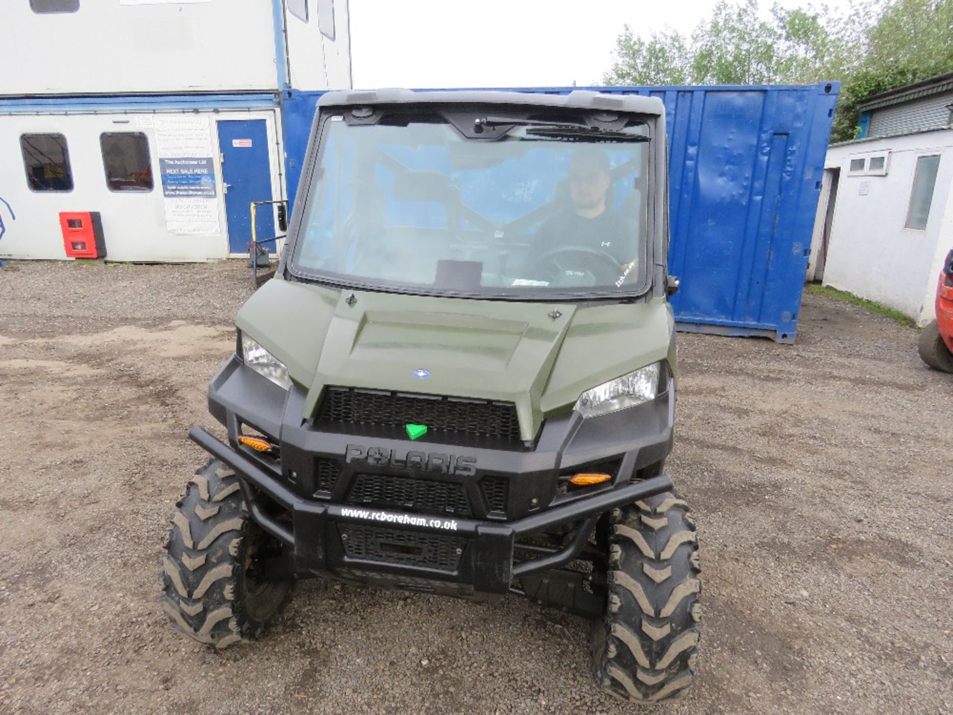 POLARIS DIESEL RANGER UTILITY VEHICLE REG: EU68 EPF. RTV WITH FULL CAB, HEATER, ELECTRIC TIP, 2252 R - Image 2 of 13