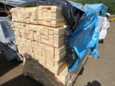 LARGE BUNDLE OF UNTREATED TIMBER SLATS / BOARDS: 1.8M LENGTH X 70MM X 20MM APPROX.