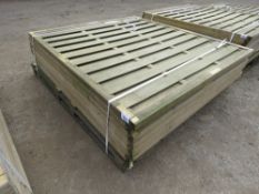 STACK OF 8NO QUALITY ASSORTED WOODEN FENCE PANELS, 1.83M X 1.65M APPROX.