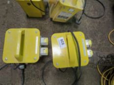 2 X TRANSFORMERS, 3.3KVA OUTPUT. SOURCED FROM COMPANY LIQUIDATION. THIS LOT IS SOLD UNDER THE AUCTI