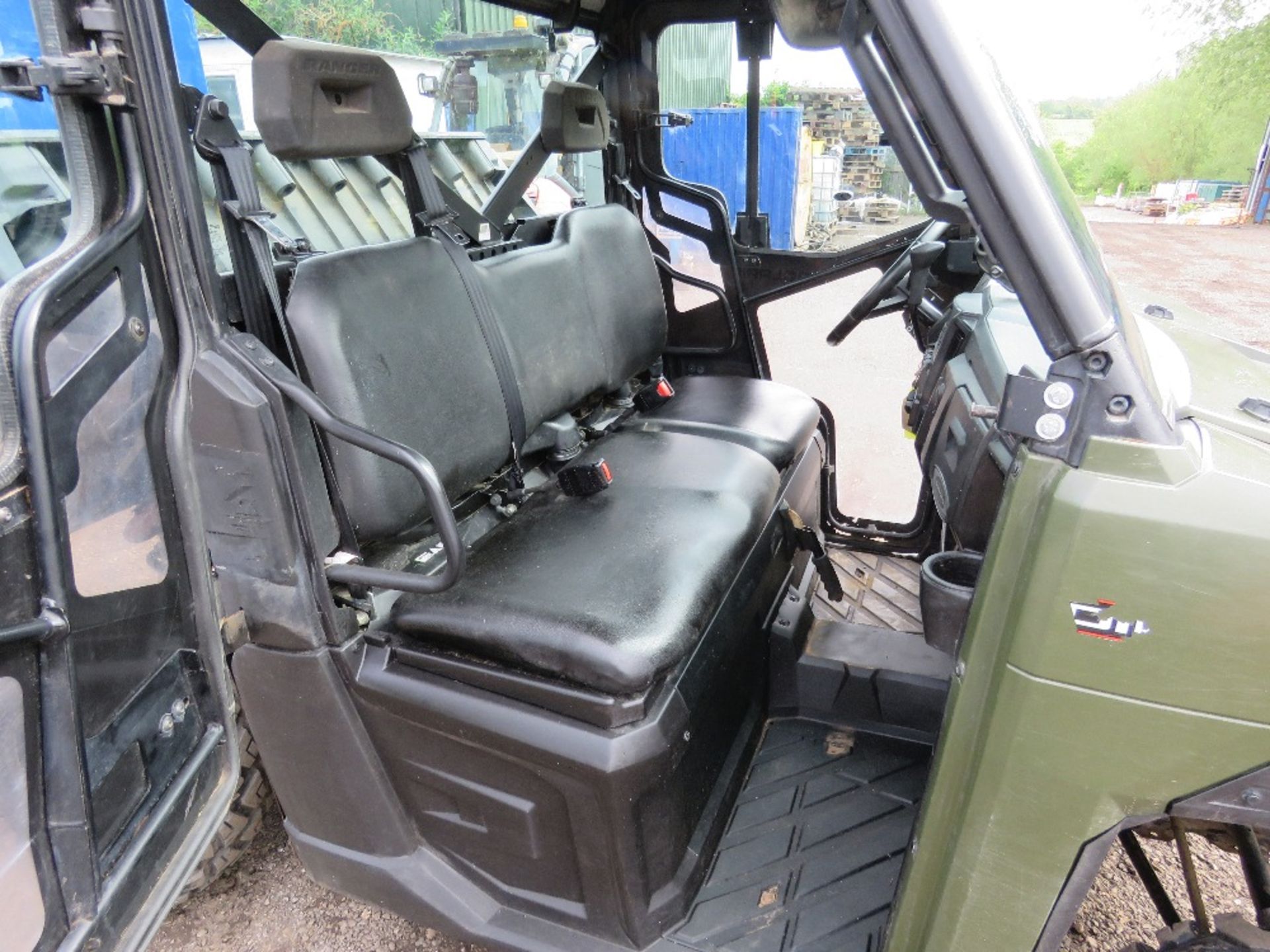 POLARIS DIESEL RANGER UTILITY VEHICLE REG: EU68 EPF. RTV WITH FULL CAB, HEATER, ELECTRIC TIP, 2252 R - Image 13 of 13