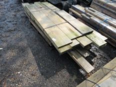 QUANTITY OF ASSORTED WOODEN PLANK OFFCUTS. THIS LOT IS SOLD UNDER THE AUCTIONEERS MARGIN SCHEME,