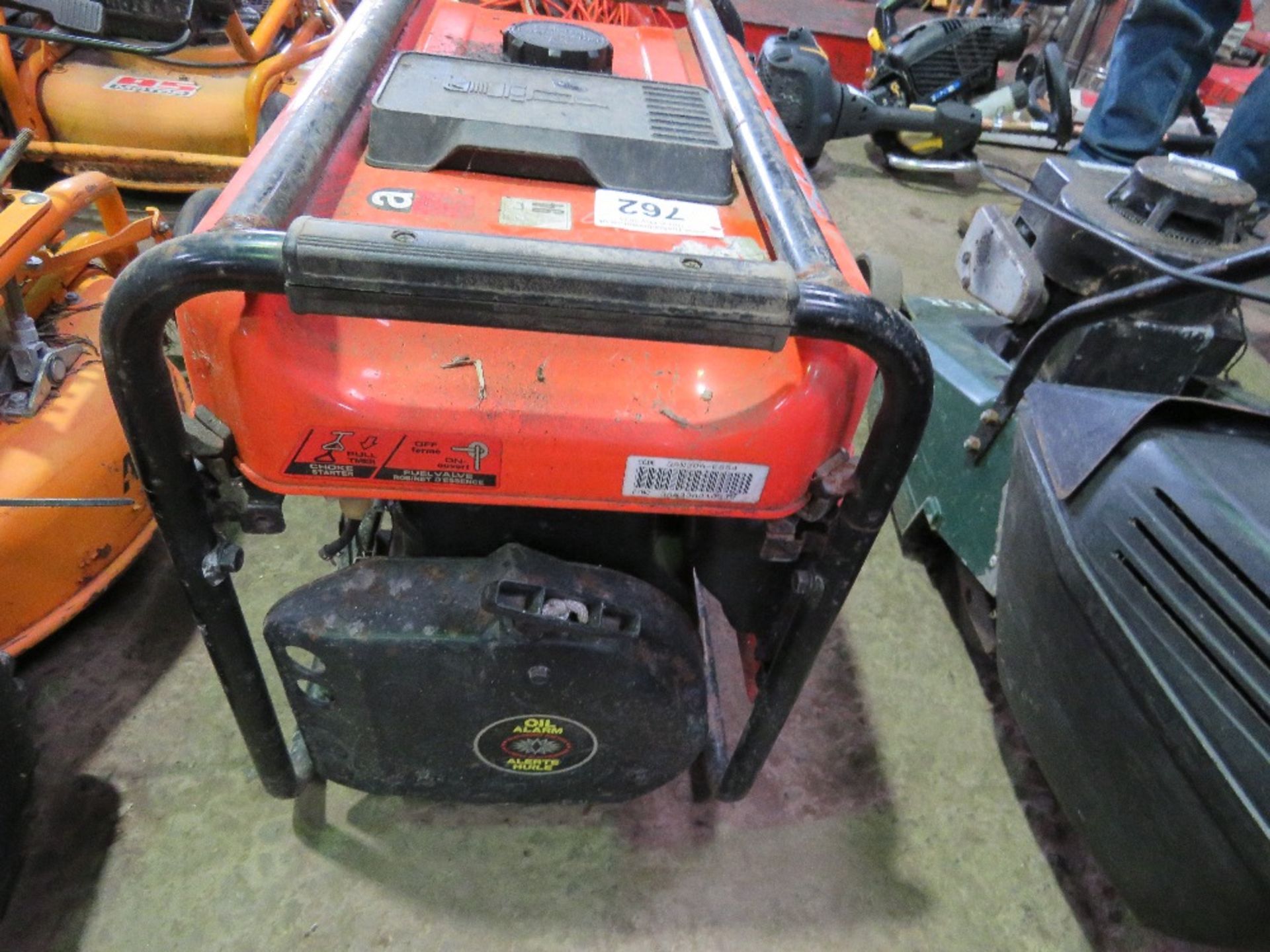 KAWASAKI GA2300A PETROL ENGINED GENERATOR. THIS LOT IS SOLD UNDER THE AUCTIONEERS MARGIN SCHEME, - Image 4 of 4