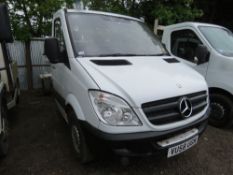MERCEDES SPRINTER CHASSIS CAB 3500KG TRUCK REG:VU58 UGN. 13FT LENGTH CHASSIS/BODY AREA APPROX. 415,9