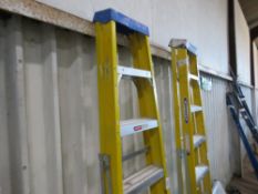 WERNER 8 TREAD GRP STEP LADDER. SOURCED FROM COMPANY LIQUIDATION. THIS LOT IS SOLD UNDER THE AUCTION
