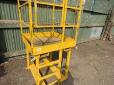 2 PERSON FORKLIFT MOUNTED MAN CAGE BASKET ACCESS UNIT WITH 1METRE HEIGHT EXTENSION BASE FOR ADDITION