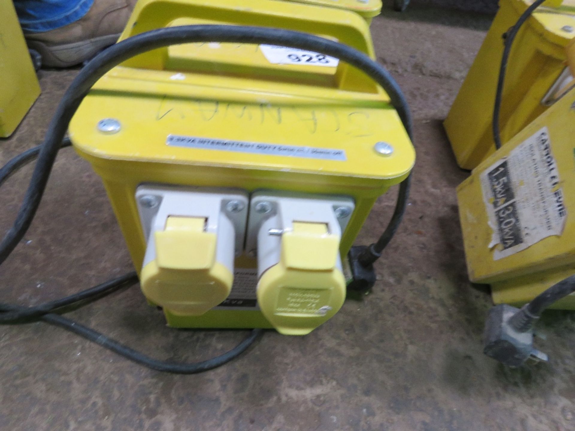 2 X TRANSFORMERS, 3.3KVA OUTPUT. SOURCED FROM COMPANY LIQUIDATION. THIS LOT IS SOLD UNDER THE AUCTI - Image 2 of 2