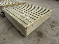 STACK OF 8NO QUALITY ASSORTED WOODEN FENCE PANELS, 1.83M X 1.65M APPROX.