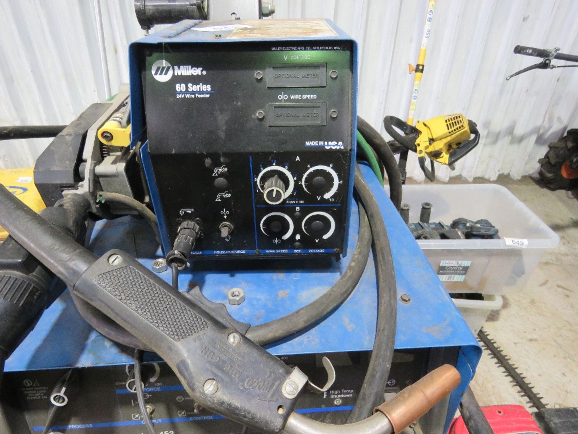 MILLER WELDER WITH WIRE FEED - Image 6 of 9