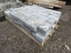 PALLET CONTAINING GREY BLOCK PAVERS. THIS LOT IS SOLD UNDER THE AUCTIONEERS MARGIN SCHEME, THEREF