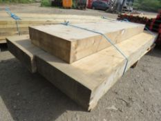 3 X LARGE TIMBER DECKS / BOARDS 480MM X 140MM APPROX , 2@2.5M LENGTH PLUS 1@ 2.1M LENGTH APPROX, IDE