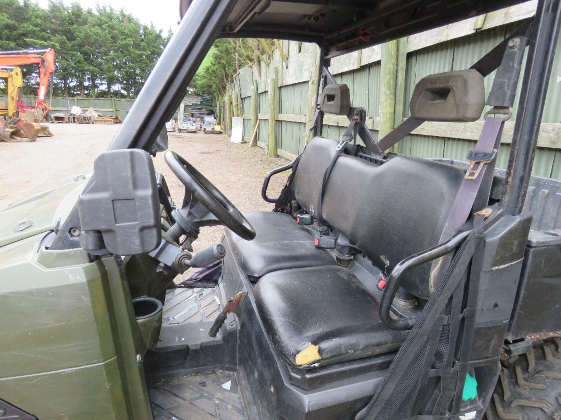 POLARIS RANGER DIESEL RTV REG:EU65 CLO. WHEN TESTED WAS SEEN TO DRIVE, STEER AND BRAKE......REQUIRES - Image 2 of 9
