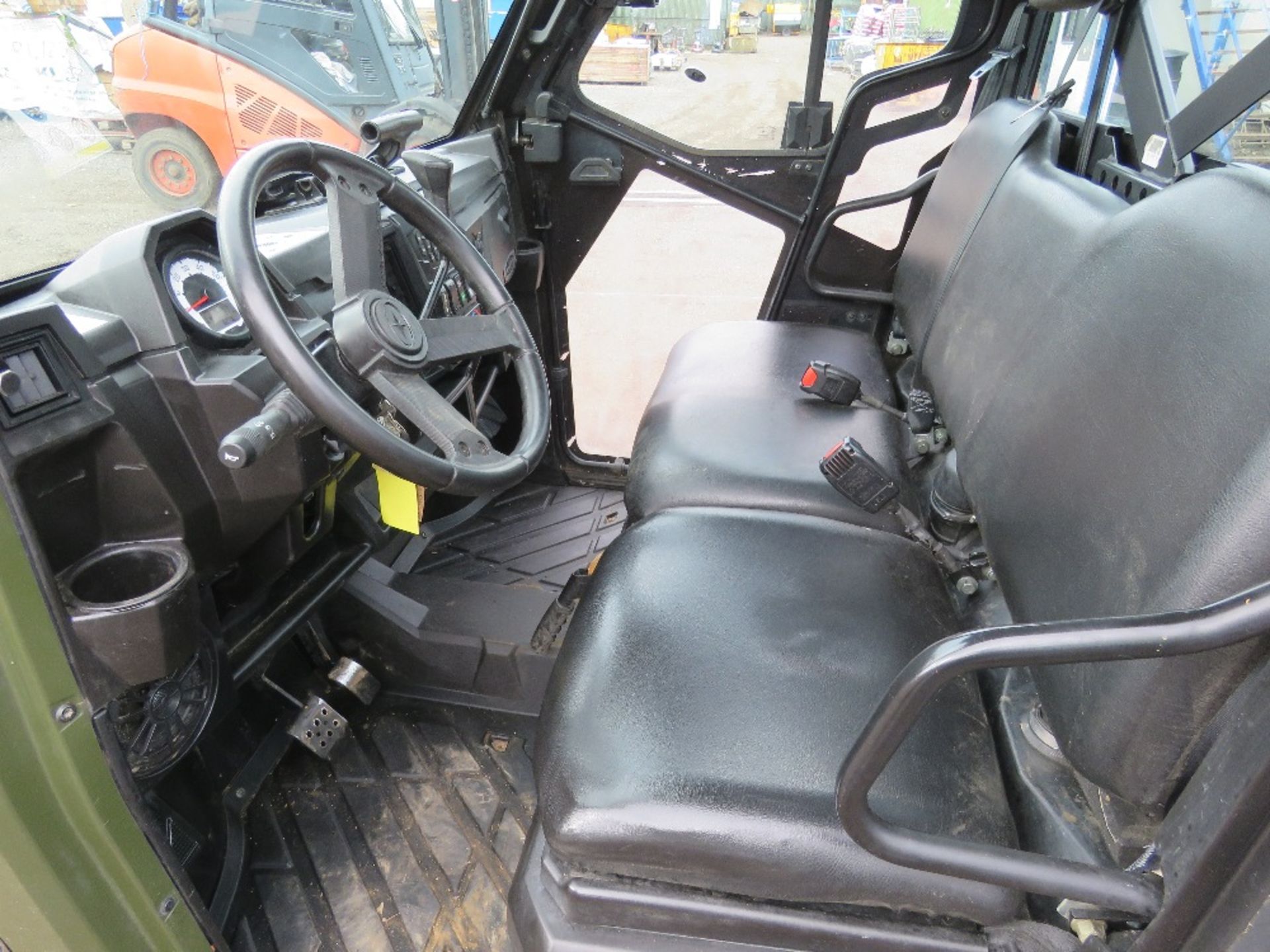 POLARIS DIESEL RANGER UTILITY VEHICLE REG: EU68 EPF. RTV WITH FULL CAB, HEATER, ELECTRIC TIP, 2252 R - Image 4 of 13