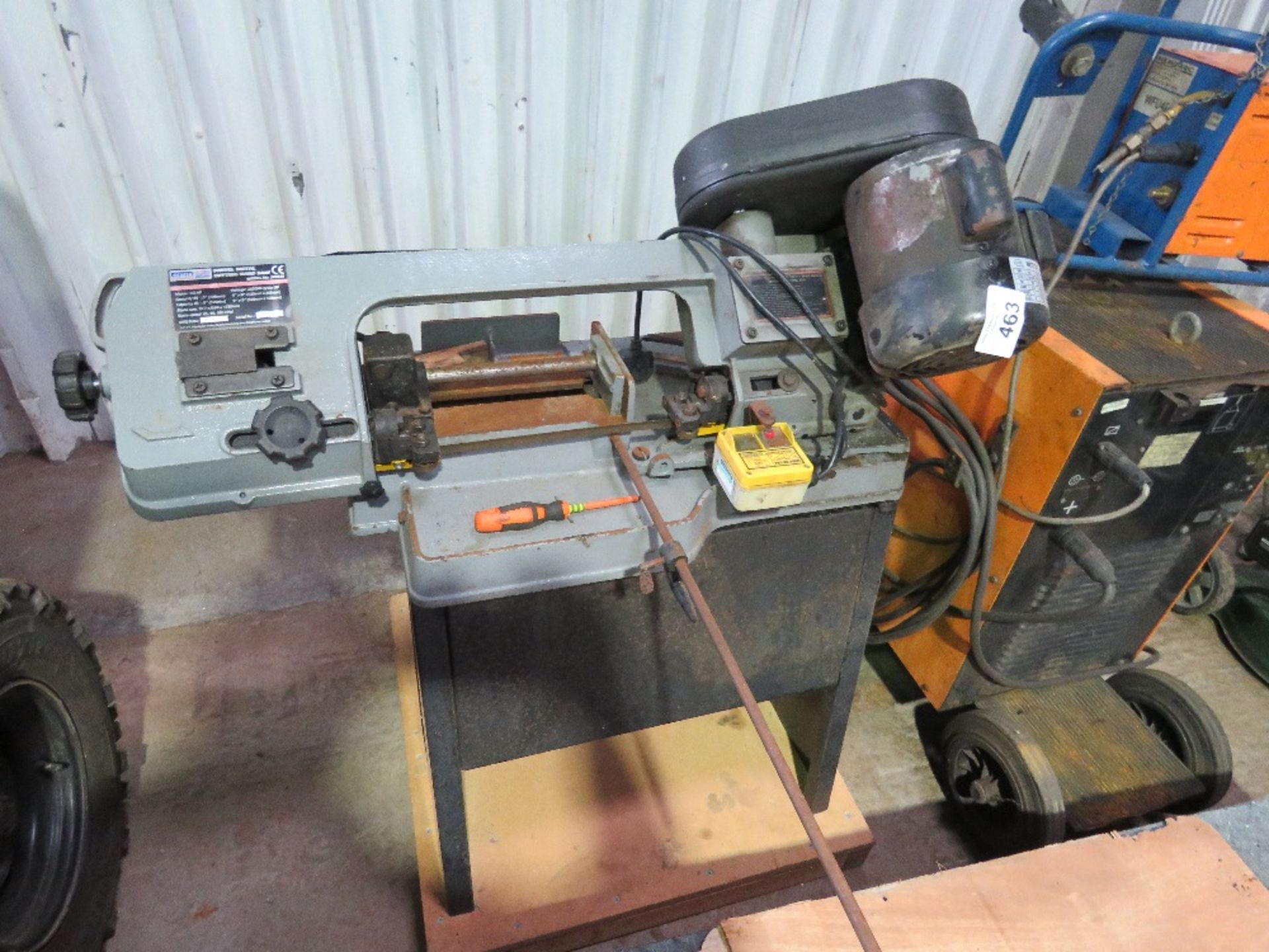 SEALEY 240VOLT POWERED METAL CUTTING HORIZONTAL BANDSAW, SOURCED FROM DEPOT CLOSURE. - Image 4 of 5