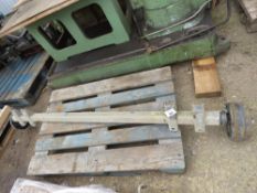 HEAVY DUTY INDESPENSION TYPE TRAILER AXLE. THIS LOT IS SOLD UNDER THE AUCTIONEERS MARGIN SCHEME,