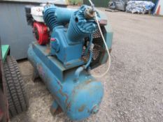 HONDA ENGINED COMPRESSOR. WHEN TESTED WAS SEEN TO RUN AND MAKE AIR. THIS LOT IS SOLD UNDER THE AU