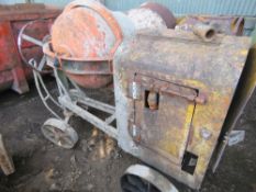 DIESEL ENGINED SITE MIXER, HANDLE START.