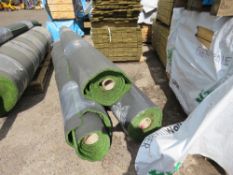 3NO ROLLS OF QUALITY ASTRO TURF ARTIFICIAL GRASS @ 4M WIDTH APPROX. THIS LOT IS SOLD UNDER THE AU