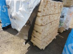 EXTRA LARGE PACK OF VENETIAN PALE / TRELLIS TIMBER SLATS, UNTREATED: 1.83M LENGTH X 45MM X 17MM APPR