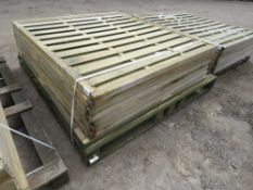 STACK OF 8NO QUALITY ASSORTED WOODEN FENCE PANELS, 1.83M X 1.65M APPROX.