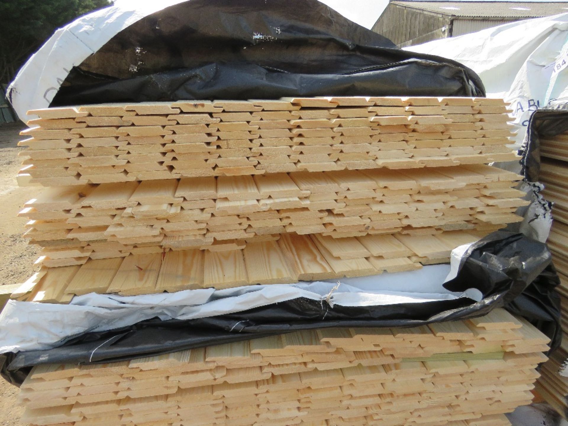 2 X PACKS OF UNTREATED SHIPLAP TYPE TIMBER CLADDING BOARDS: 1.73M X 100MM APPROX. - Image 6 of 6