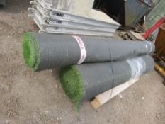 3NO ROLLS OF ARTIFICIAL GRASS / ASTROTURF: 1.8M-2.4M WIDTH APPROX. THIS LOT IS SOLD UNDER THE AU