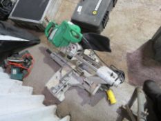 HEAVY DUTY SLIDING HEAD MITRE SAW, 110VOLT POWERED.