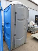 MAINS CONNECTION PORTABLE SITE TOILET WITH 240VOLT ELECTRIC HOOK UP.
