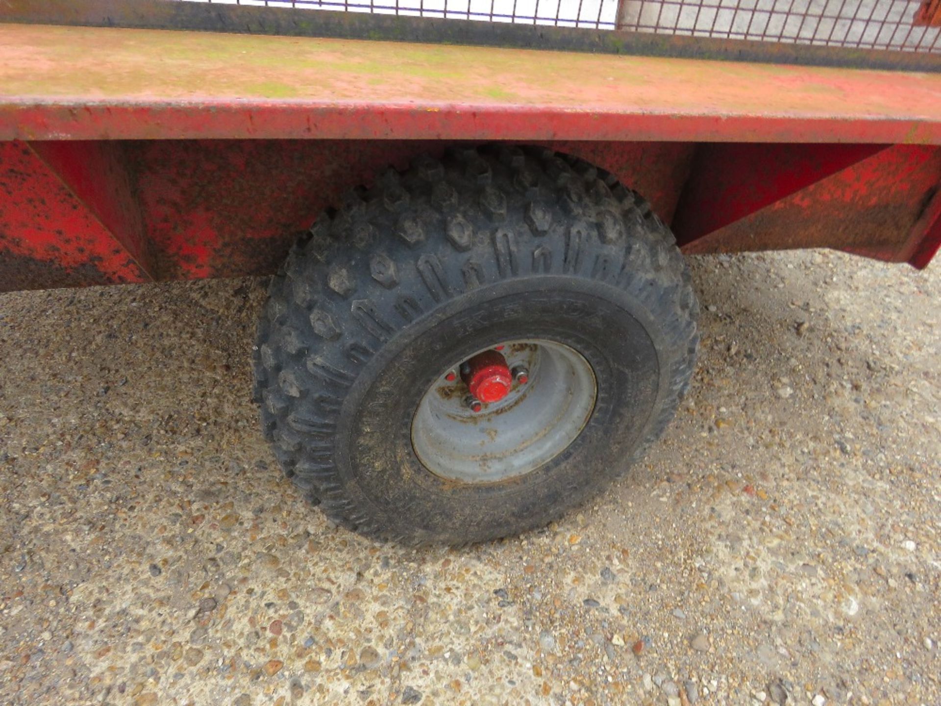 QUAD BIKE TRAILER, 6FT X 4FT BED APPROX, FLOATATION TYRES. - Image 5 of 7