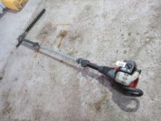 HUSQVARNA LONG REACH HEDGE CUTTER. THIS LOT IS SOLD UNDER THE AUCTIONEERS MARGIN SCHEME, THEREFOR