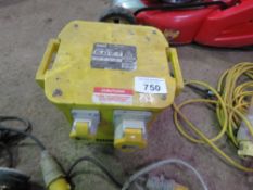LARGE TRANSFORMER, 110VOLT. THIS LOT IS SOLD UNDER THE AUCTIONEERS MARGIN SCHEME, THEREFORE NO VA