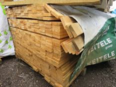 PACK OF UNTREATED TIMBER BOARDS/RAILS, 1.8M LENGTH X 70MM X 20MM APPROX.