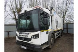 DENNIS EAGLE ELITE EURO 6 REFUSE TRUCK WITH BIN LIFTS. REG:VX15 KJY OLYMPUS TWIN PACK EQUIPMENT. 9