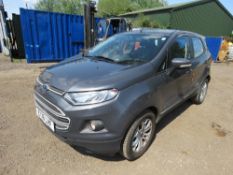 FORD ECOSPORT ZETEC AUTOMATIC CAR REG:ET16 LHF. EURO 6 ENGINE. 26,911 REC MILES WITH PAST 3NO MOTS A