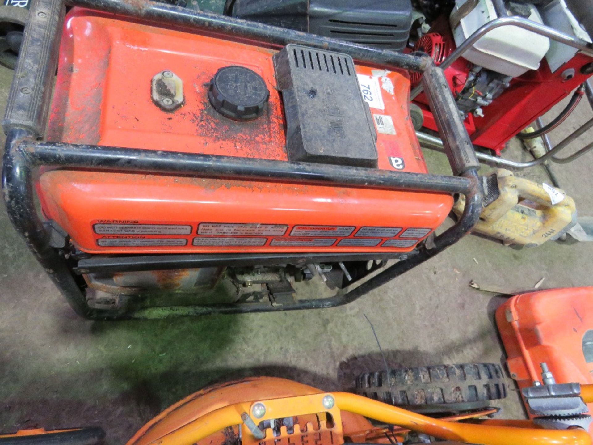 KAWASAKI GA2300A PETROL ENGINED GENERATOR. THIS LOT IS SOLD UNDER THE AUCTIONEERS MARGIN SCHEME, - Image 2 of 4