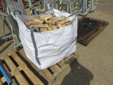 LARGE BULK BAG OF LOGS, MAINLY SILVER BIRCH. THIS LOT IS SOLD UNDER THE AUCTIONEERS MARGIN SCHEME