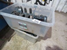 2NO BOXES OF BATTERY AND OTHER POWER TOOLS. THIS LOT IS SOLD UNDER THE AUCTIONEERS MARGIN SCHEME,