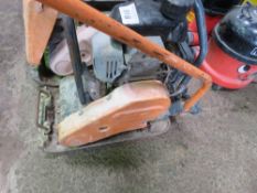 BELLE PETROL ENGINED COMPACTION PLATE. THIS LOT IS SOLD UNDER THE AUCTIONEERS MARGIN SCHEME, THER