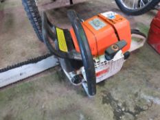 STIHL 344 LARGE SIZED PETROL CHAINSAW. THIS LOT IS SOLD UNDER THE AUCTIONEERS MARGIN SCHEME, THER