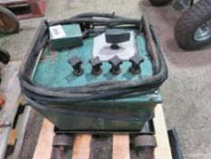 OIL FILLED ARC WELDER, 240 VOLT POWERED. THIS LOT IS SOLD UNDER THE AUCTIONEERS MARGIN SCHEME, TH