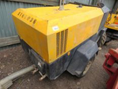 INGERSOLL RAND 741 TOWED COMPRESSOR, YEAR 2007. WHEN TESTED WAS SEEN TO RUN AND MAKE AIR...SEE VIDEO